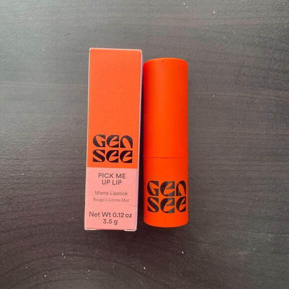 Gen See Pick Me Up Lip Matte Lipstick - Irene 01 True Red 3.5g 0.12oz - Picture 1 of 4